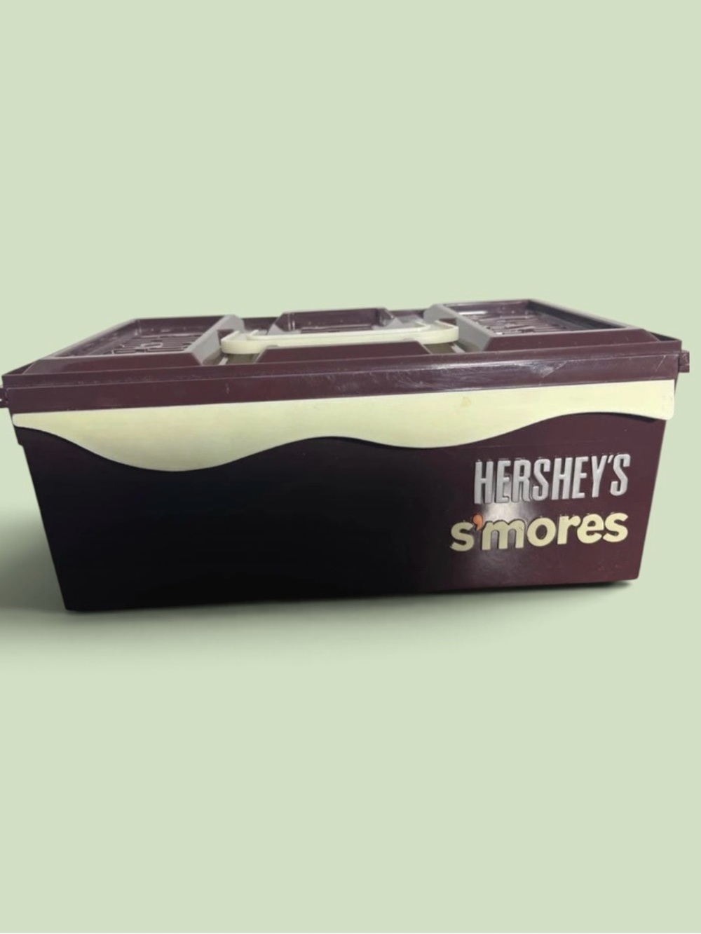Hershey's S'mores Storage Box in Chocolate Brown and Cream